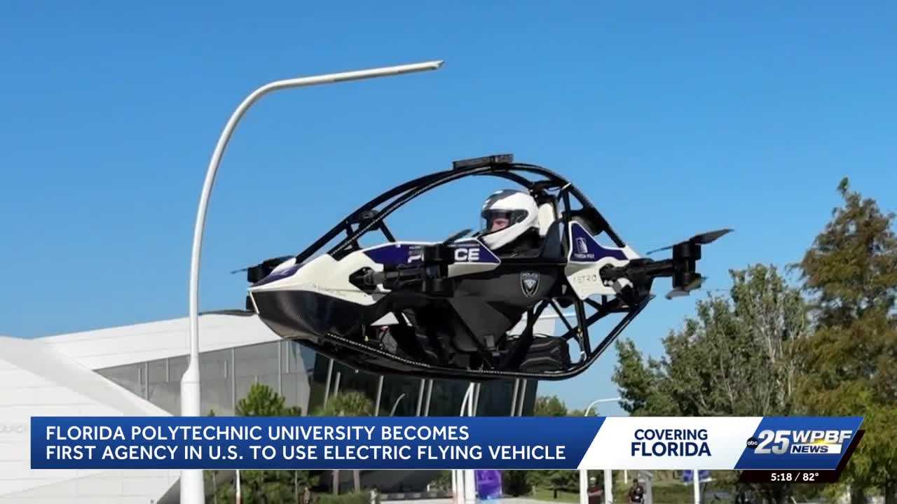 Florida Polytechnic University develops electric flying vehicle for police emergencies — WPBF West Palm Beach, Lakewood Ranch Community news