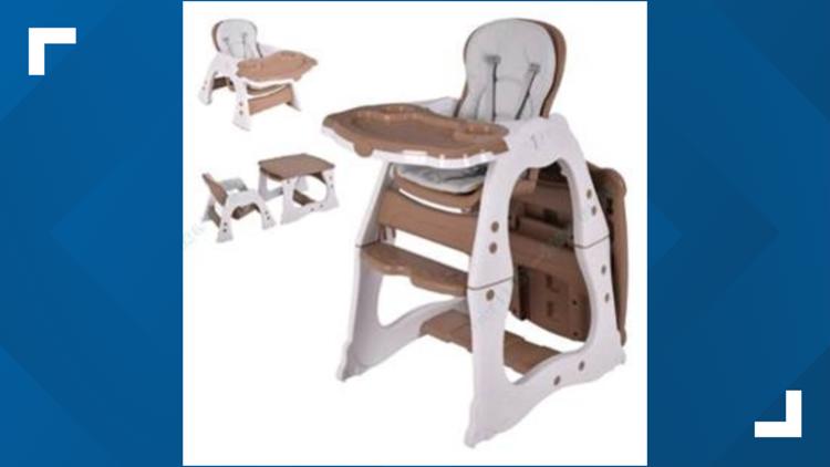 Convertible high chairs recalled over risk of fall, entrapment — WTSP Business Tampa Bay, Lakewood Ranch Business news