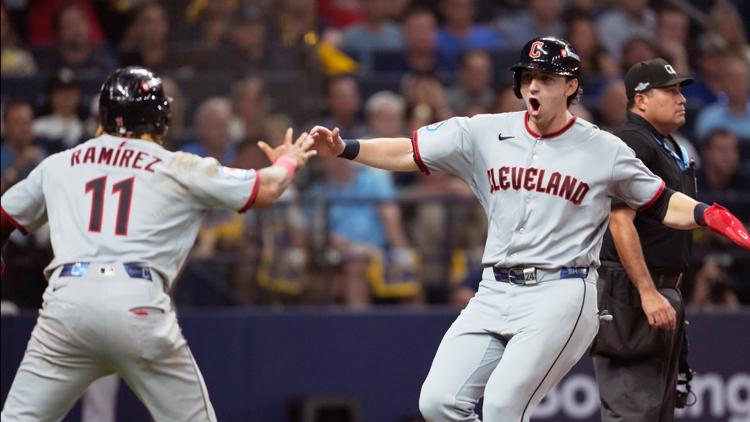 Chase DeLauter and José Ramírez lead the Guardians to a 7-3 win over the Rays in Game 1 of the ALCS — WTSP Sports Tampa Bay, Lakewood Ranch Sports news