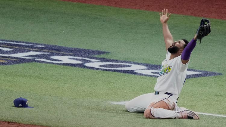 Peralta, Caminero, Díaz lead Rays to 7-3 win over Guardians and a trip to the World Series — WTSP Sports Tampa Bay, Lakewood Ranch Sports news