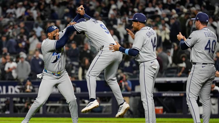 Singing `New York, New York,' Rays revel in recognition as they head to AL Championship Series — WTSP Sports Tampa Bay, Lakewood Ranch Sports news