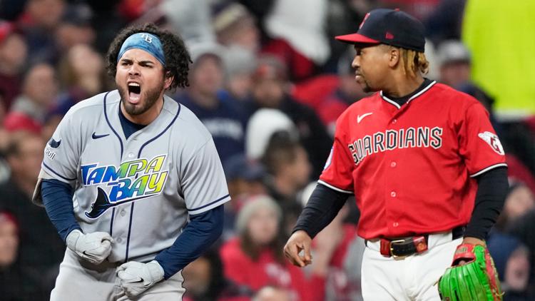 Rays capitalize on Guardians errors, win 7-3 to tie ALCS at 2-2 — WTSP Sports Tampa Bay, Lakewood Ranch Sports news