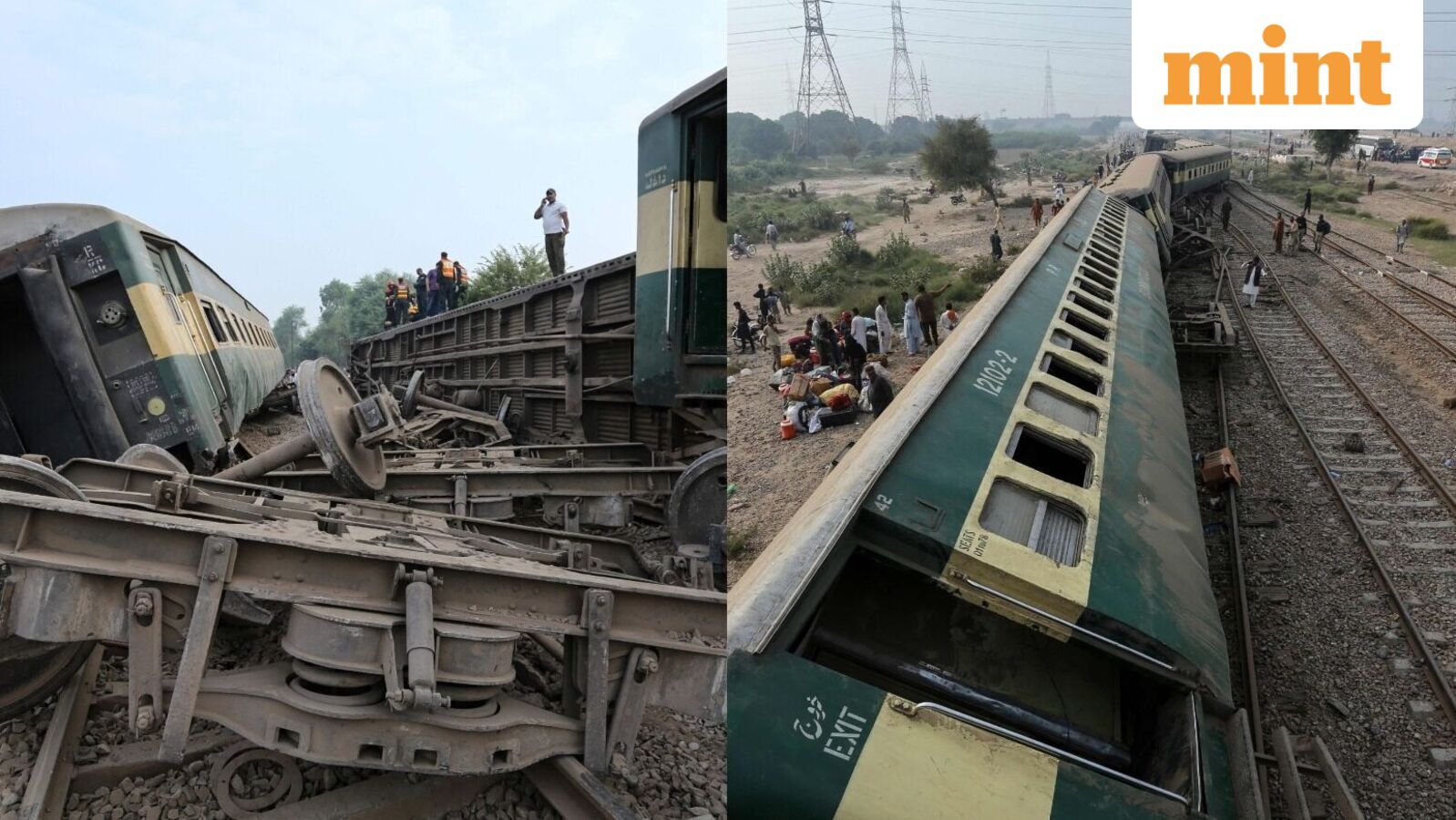 At least four killed, several injured after passenger train derails in Pakistan's Punjab | Top Updates — Mint India